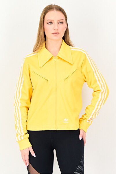 adidas Women Sportswear Fit Training Jacket, Yellow