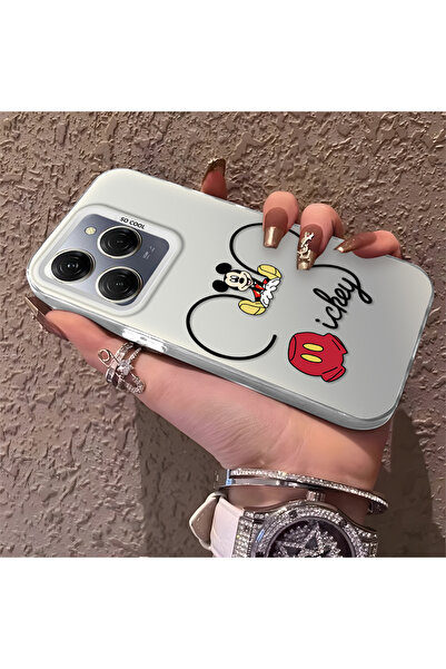 Hontinga حافظة هاتف متوافقة مع تكنو سبارك 20 برو، تصميم ميكي مضاد للصدمات وحم...