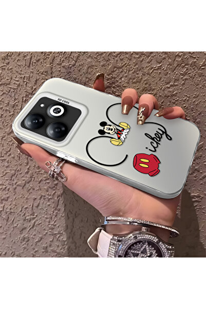 Hontinga حافظة هاتف متوافقة مع تكنو سبارك 20، تصميم ميكي مضاد للصدمات وحماية ...