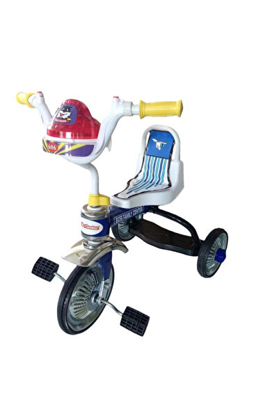 Family Center Single-Seat Steel Tricycle Blue