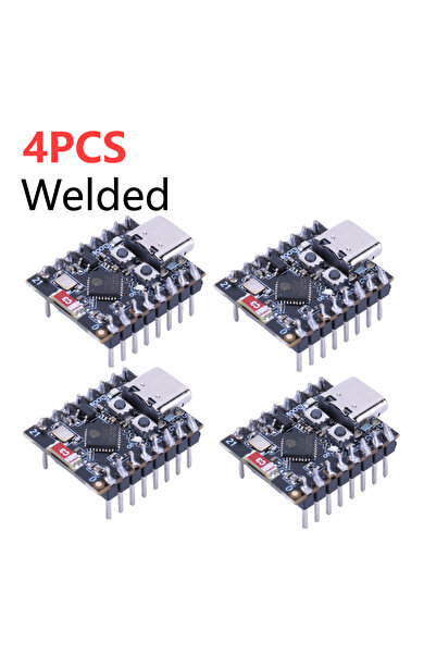 Choice5 لوحة تطوير ESP32-C3 ملحومة، 4 قطع، ESP32 C3 SuperMini، لوحة متوافقة مع واي فاي وبلوتوث SuperMini