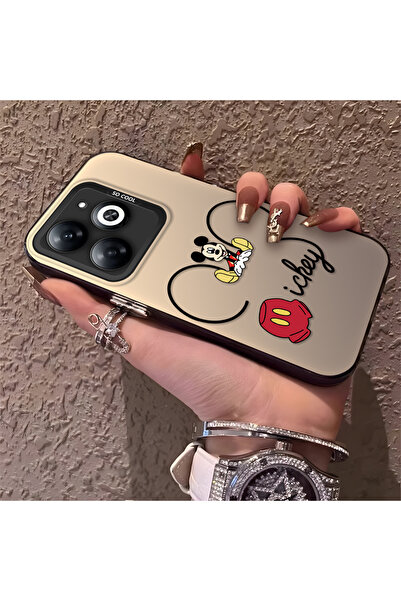 Hontinga حافظة هاتف متوافقة مع تكنو سبارك 20، تصميم ميكي مضاد للصدمات وحماية ...