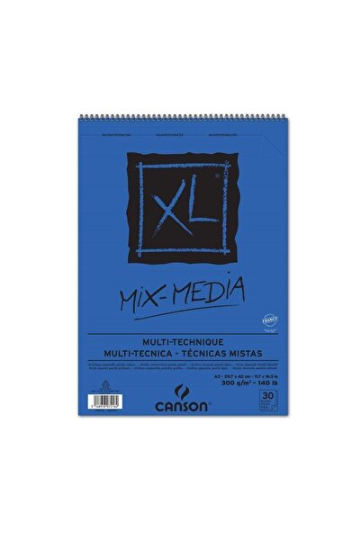 Canson Çok Amaçlı Çizim Defteri Spp Canxl Mix Media 30S A3 300 Gram