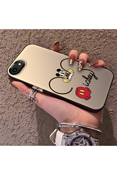 Hontinga حافظة هاتف متوافقة مع iPhone 7/8/SE 2020 2022 ميكي مضادة للصدمات ومض...