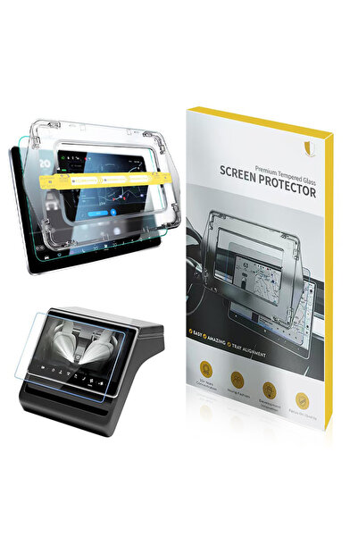 HTstore Tesla Yeni Model Y 2in1 Araç Multimedya Ekran Koruyucu Uygulama Apara...