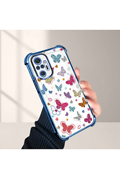 ucuc Xiaomi Redmi Note 10 Pro Uyumlu Şeffaf Silikon Çarpıntı Koruyucu Kılıf K...