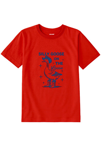 Colermi Cotton Fabric Children's T-Shirt – Silly Goose Printed T-Shirt