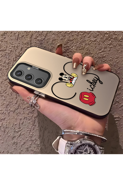 Hontinga حافظة هاتف متوافقة مع سامسونج جالاكسي S24، تصميم ميكي مضاد للصدمات و...