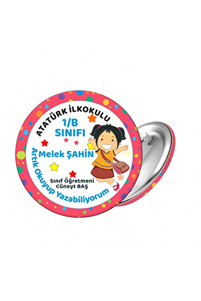 okulyolum Artık Okuyup Yazabiliyorum İsimli Başarı Rozeti 44 mm - 20 adet