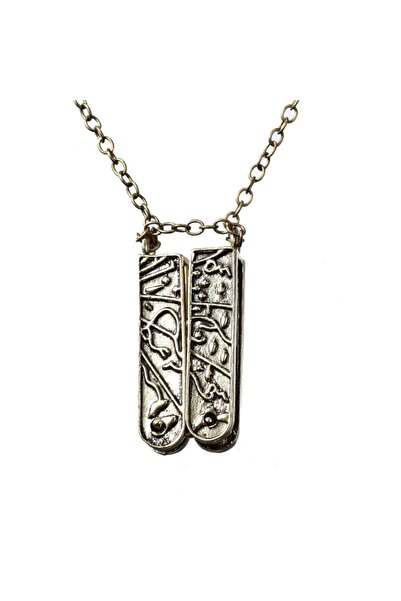 Choice قلادة مفتاح صندوق غريم برونزي عتيق بطول 50 سم، مناسبة للرجال والنساء، ...