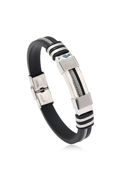 Choice سوار رجالي جديد من نيو نوتير، مصنوع من الفولاذ المقاوم للصدأ بثلاثة أل...