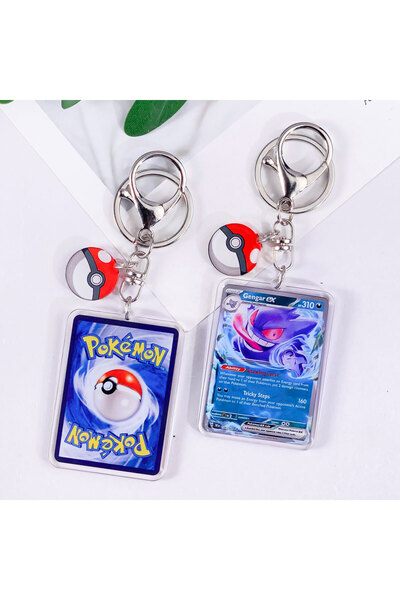 Miniso سلسلة مفاتيح سيارة أكريليك لطيفة من شخصيات بوكيمون (6 سم) - بيكاتشو، ت...