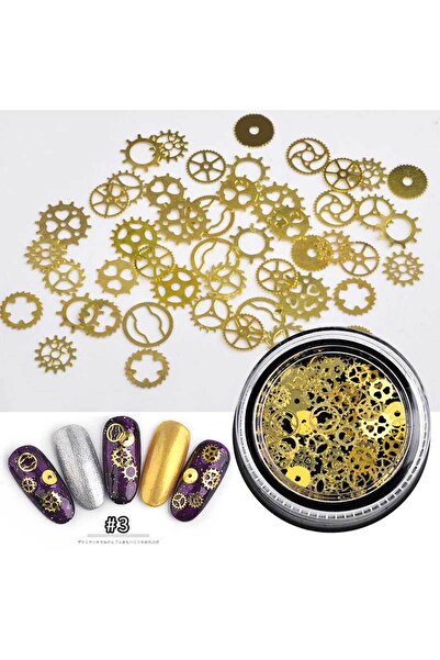 Choice 03 علبة واحدة من شرائح معدنية رقيقة للغاية، مزيج من رقائق معدنية ثلاثية الأبعاد على شكل فراشة وقلب، مناسبة لعيد الميلاد، بتصميم ستيمبانك.