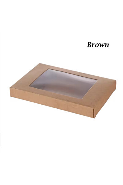 Choice 10 علب هدايا بنية اللون لحفلات الزفاف، هدايا للأطفال، لوازم حفلات أعيا...