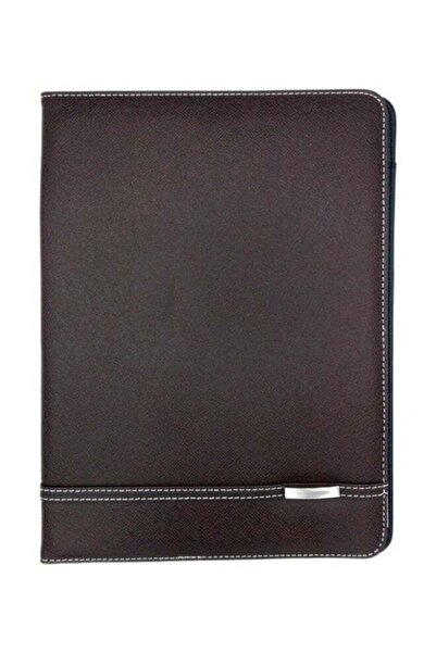 SAB ساب - شنطة يدوية مع آلة حاسبة ودفتر ملاحظات - لون بني