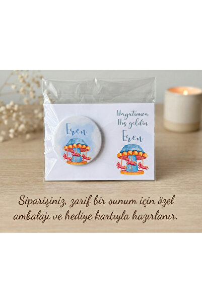 Bee Craft Co Hoşgeldin Bebeğim Atlı Karınca Temalı Açacak Magnet 20'li Paket ...