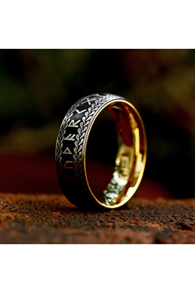 Choice 9 Style B Fashion Vintage Nordic Viking Rune Rings for Men Women 316L ...