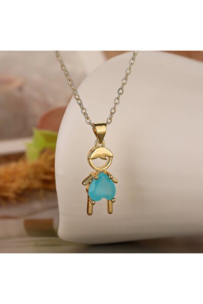 Choice boy INS Design Girl/Boy Pendant Necklace for Kids Girls, Stainless Ste...