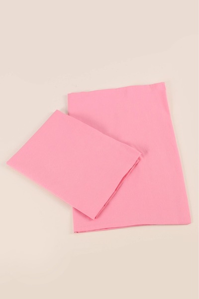 Bella Home غطاء وسادة مكون من قطعتين مغلف بالجيلاتين |   50×70 سم |   100% قطن وردي