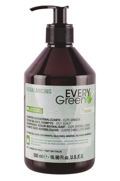 EveryGreen REBALANCİNG – YAĞLI SAÇLAR İÇİN DENGELEYİCİ ŞAMPUAN 500ML