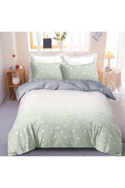 Noon East طقم لحاف من 4 قطع | مصنوع من ألياف دقيقة ناعمة | ألوان متعددة