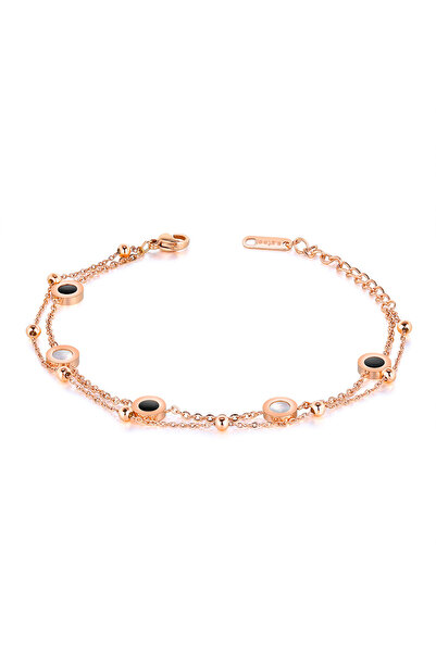 Choice سوار لوكير الكلاسيكي ذو الوجهين باللونين الأسود والأبيض، مصنوع من التي...