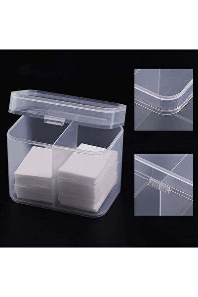 Choice صندوق تخزين مناشف الأظافر (قطعة واحدة) - وسادة قطنية - أسطوانة تخزين م...