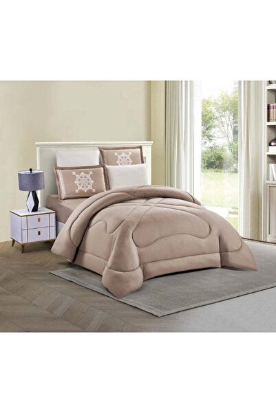 Generic Luxury Double Microfiber Bed Set 4 Pieces