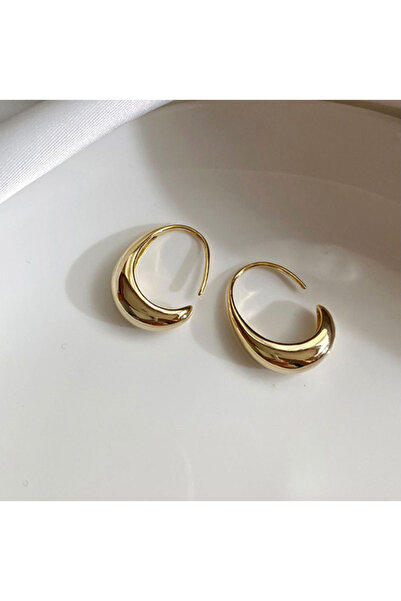 Choice gold Simple Fashion Silver Gold Color Geometric Circle Hoop Carrings F...