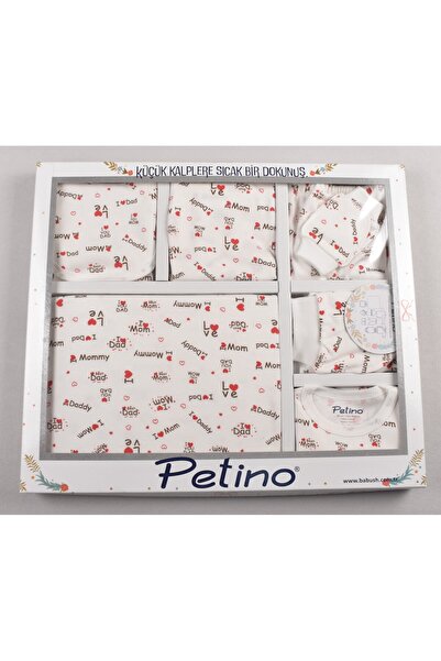 Petino I Love You 10 Piece Baby Girl Newborn Hospital Release 100% Cotton Sof...