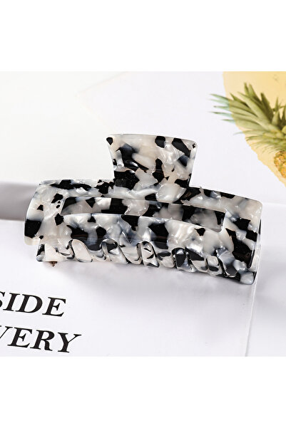 Choice B Vintage Crab Hair Clip Women Hair Clip Simple Geometry Acetate Hair ...