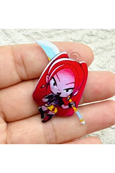 Miniso مجموعة من 10 قطع من تعليقات شخصيات الأنمي الكرتونية المصنوعة من الأكري...