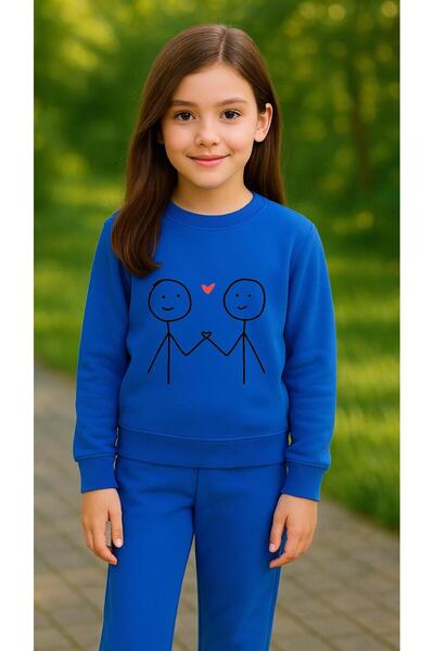 playwear Φούτερ ομάδας ÇIBIK ADAM με στάμπα για κορίτσια και αγόρια, με λαιμό...