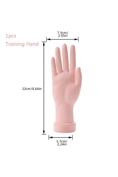 Choice طقم تركيب أطراف صناعية مرن قابل للثني قطعة واحدة، مصنوع من الأكريليك الناعم القابل للإزالة، نموذج تدريب فني بلاستيكي H
