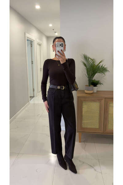 BİRCANÇİL Orwel tamno smeđe isprane farmerke Ü Til ü