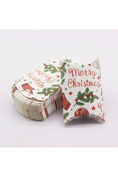 Choice 12box MAROON 10 pcs 8x5.5x2cm large DIY handmade pillow box with windo...