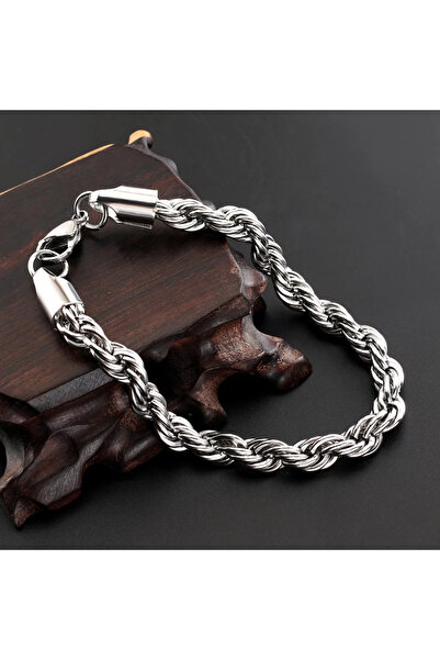 Choice سوار من الفولاذ المقاوم للصدأ، عرض 23 سم، سمك 4 مم، طول 19/21/23 سم، ب...