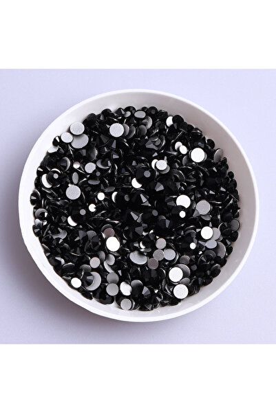 Choice10 SS50-144Pcs Black SS3-SS50 Black Glass Rhinestones Multi-Size High Q...