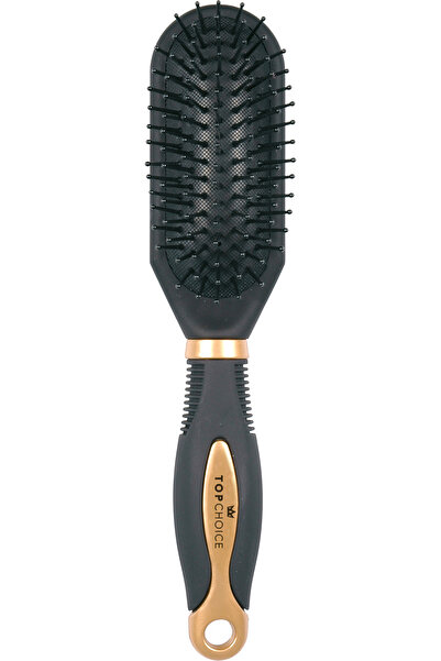 Top Choice Pneumatic Hair Brush – Narrow Paddle with Ball-Tipped Nylon Bristles