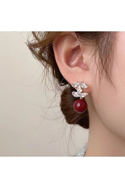 Choice أقراط مرصعة باللؤلؤ بتصميم حرف C مزدوج جديد للنساء، مجوهرات فاخرة وعصر...