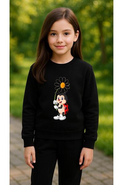 playwear Φούτερ ομάδας UĞUR BÖCEĞİ V1 με στάμπα για κορίτσια και αγόρια, με λ...