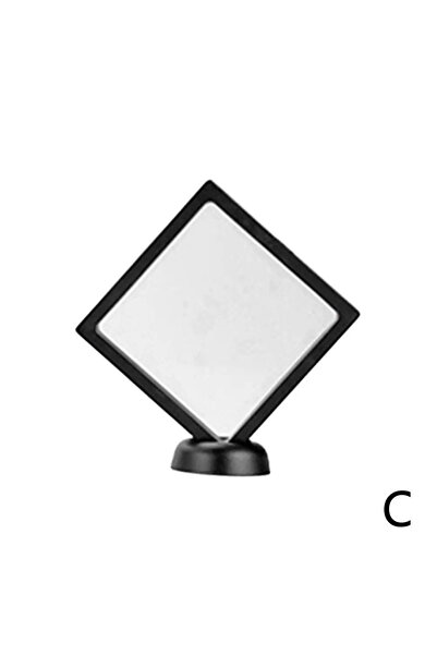 Choice إطار عائم ثلاثي الأبعاد لعرض المجوهرات، مقاس 11 × 11 × 2 سم، حامل أفلا...