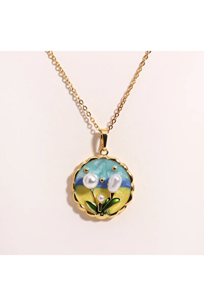 Choice قلادة غير منتظمة الشكل من الفولاذ المقاوم للصدأ 316L بتصميم قطرة زيت م...