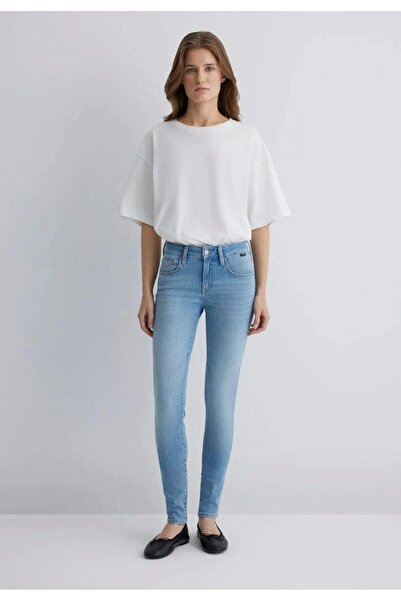 Mavi Kadın Adriana Lt Blue Açık Jean Pantolon Skinny/Normal Bel/Dar Paça 1072889651