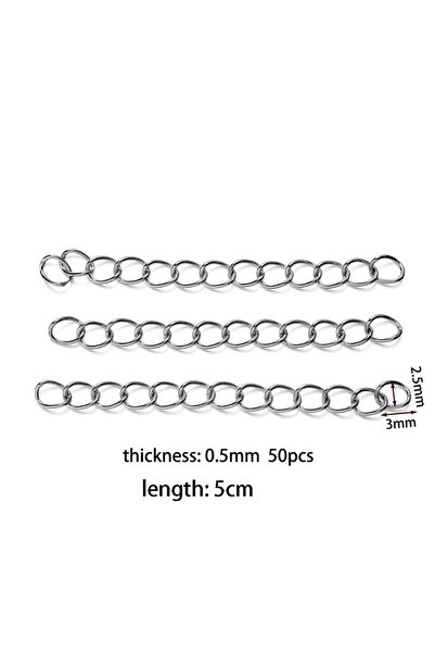 Choice 50 قطعة من مشابك جراد البحر المصنوعة من الفولاذ المقاوم للصدأ، بسماكة ...