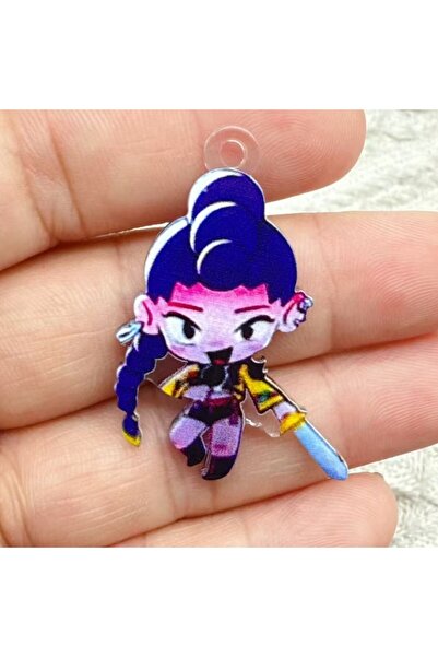 Miniso مجموعة من 10 قطع من تعليقات شخصيات الأنمي الكرتونية المصنوعة من الأكري...