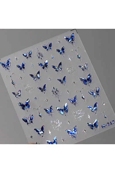 Choice Z06 Golden Thread Butterfly Jelly Series Nail Art Stickers High Quality New Bronzing DIY Manicure De