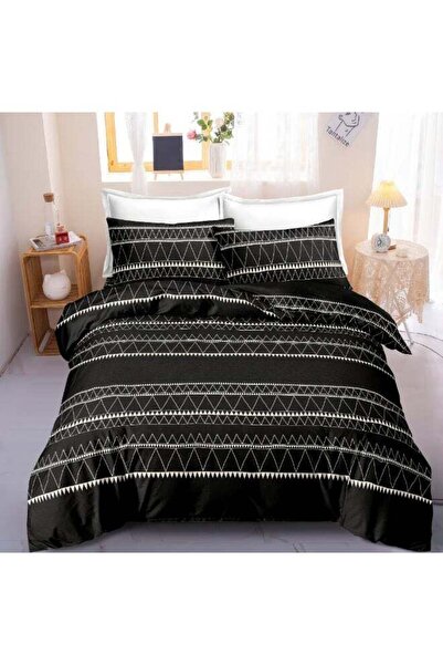 Noon East طقم غطاء لحاف من 4 قطع | مصنوع من ألياف دقيقة ناعمة | ألوان متعددة