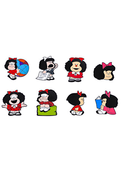 Choice 6 قطع أو 8 قطع من بروش مافالدا الكرتوني المميز، دبوس مينا لطيف على شكل...