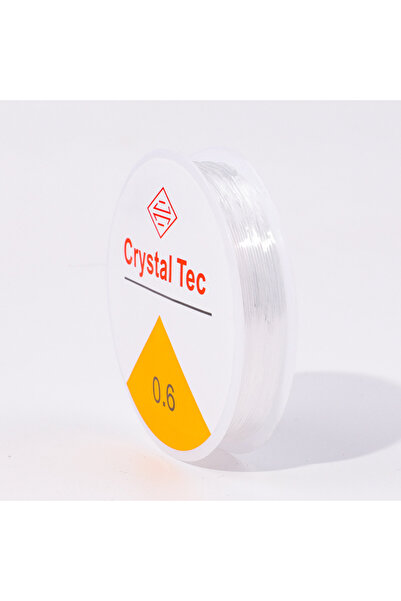 Choice لفة واحدة 0.6 مم، 9 أمتار، خيط مطاطي كريستالي قابل للتمدد لصنع المجوهر...